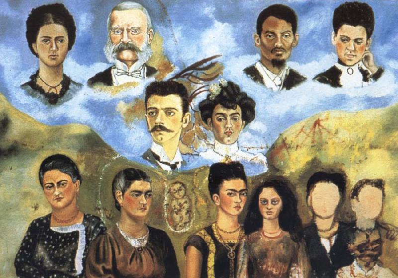 Frida Kahlo My Family oil painting picture